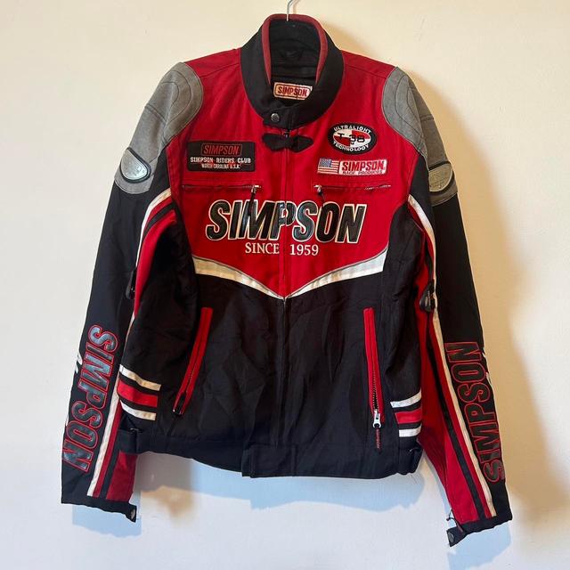 Simpson Men's Festival Jacket - Black/Red - L on Productcaster.