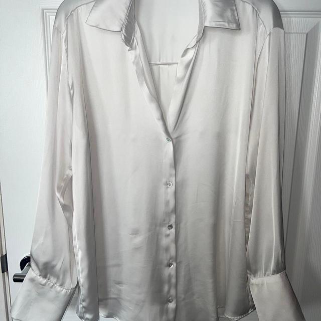 Zara Women's Blouse - White - 12 on Productcaster.