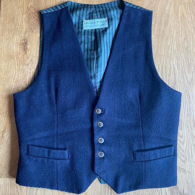 Women's Waistcoat - Navy/Green - L on Productcaster.