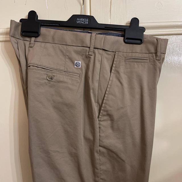 M&S Collection Men's Chino Trousers - Tan - 32" on Productcaster.