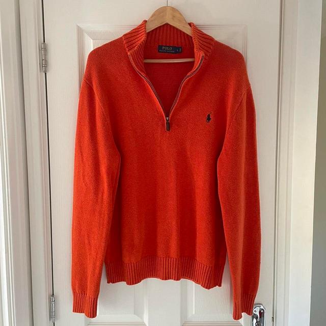 Polo Ralph Lauren Men's Sweatshirt - Orange - L on Productcaster.