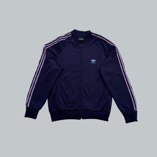 Adidas Men's Lightweight Jacket - Blue/Navy - XS on Productcaster.