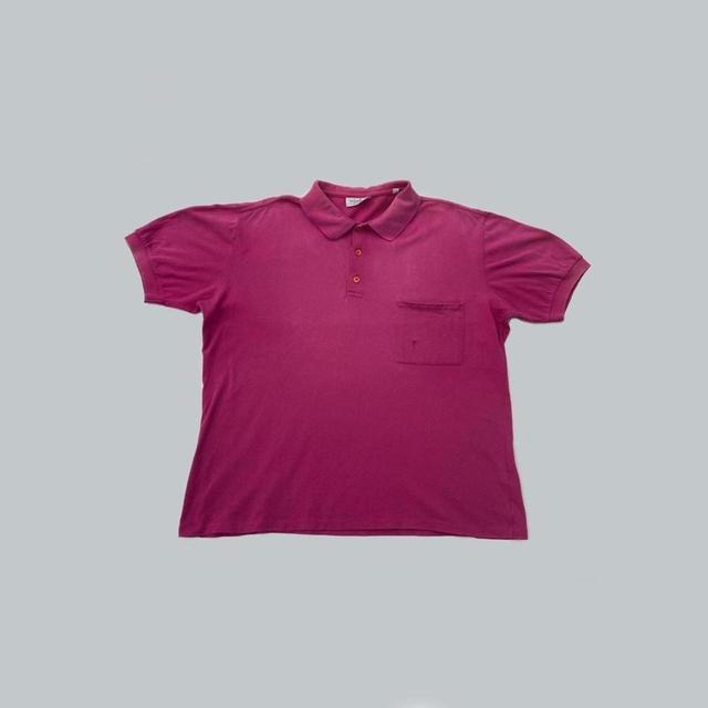 Yves Saint Laurent Men's Polo shirt - Pink - M on Productcaster.