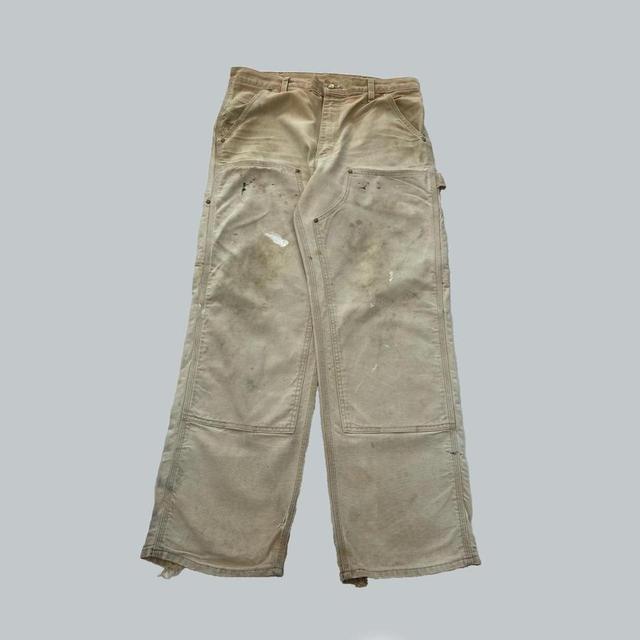 Carhartt Men's Trousers - Tan/Cream - 32" on Productcaster.