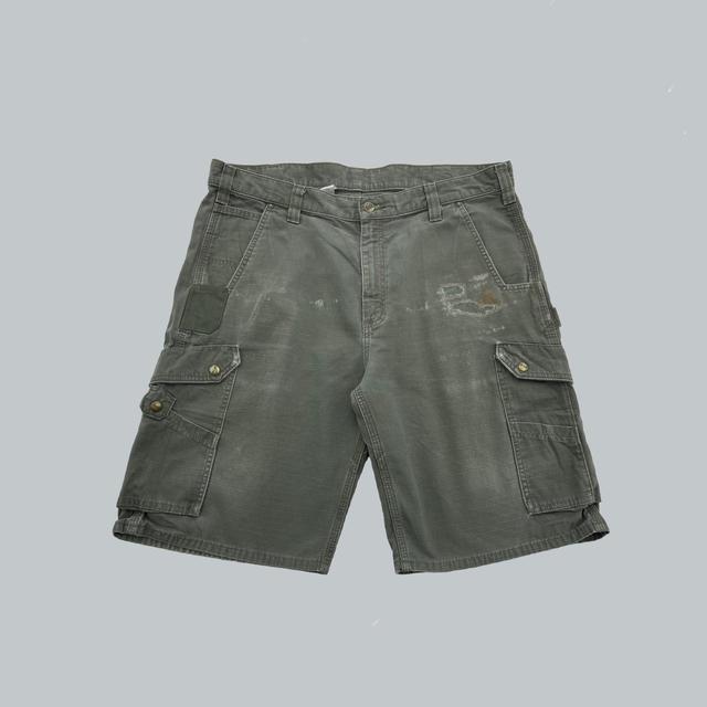 Carhartt Men's Shorts - Green - 38" on Productcaster.