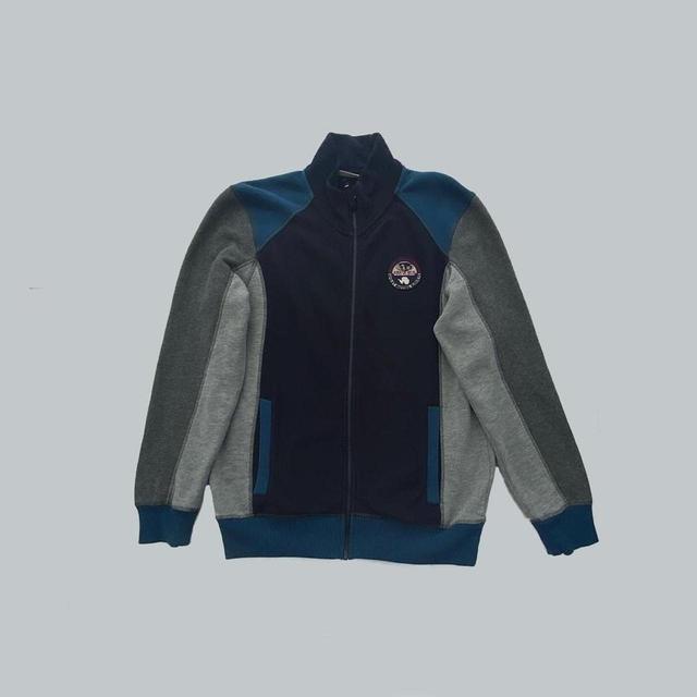 Napapijri Men's Casual Jacket - Navy/Grey - M on Productcaster.