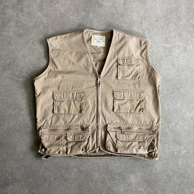 Vintage Men's Gilet - Tan/Brown - L on Productcaster.