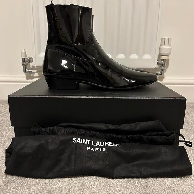 Saint Laurent Paris Men's Ankle Boots - Black - UK 7 on Productcaster.