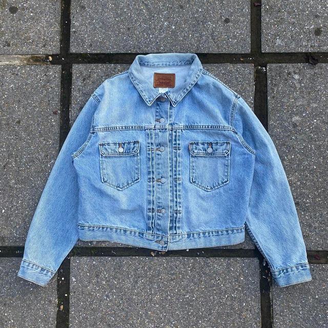 Levi's Women's Bomber Jacket - Blue - L on Productcaster.