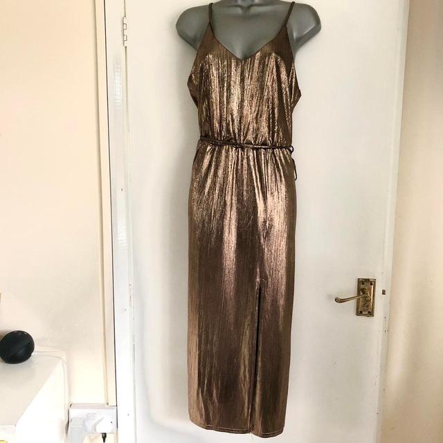 Primark Women's Festival Dress - Gold - 14 on Productcaster.