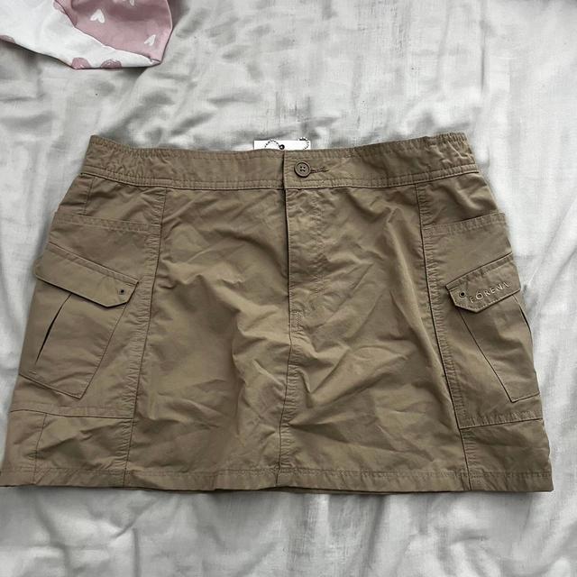 Women's Skirt - Tan/Khaki - M on Productcaster.