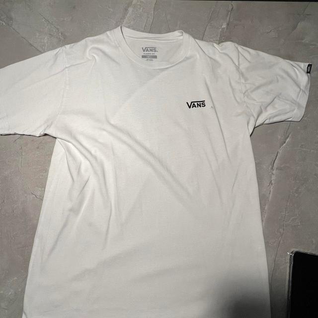 Vans Men's T-shirt - White - S on Productcaster.