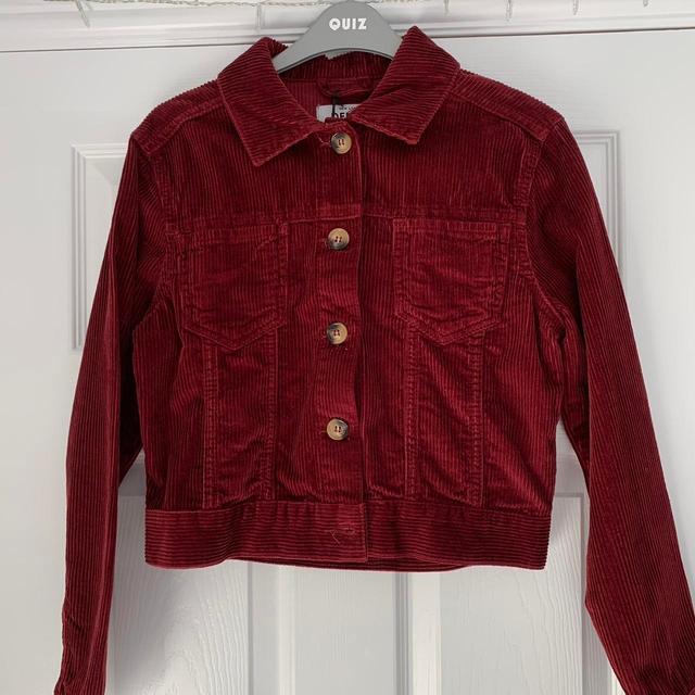 New Look Women's Jacket - Burgundy - UK 8 on Productcaster.