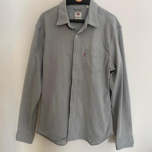 Levi's Men's Shirt - Grey - L on Productcaster.