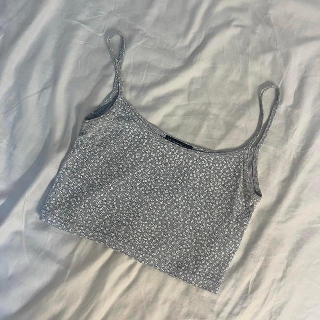 Brandy Melville Women's Crop top - Blue - One size on Productcaster.