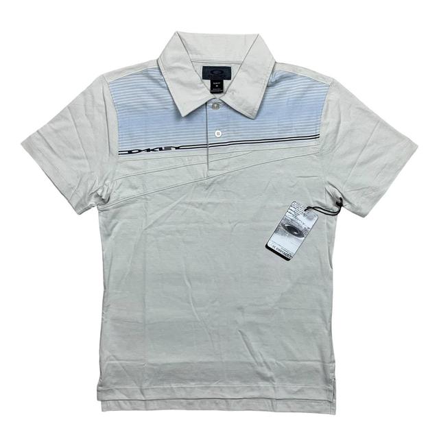 Oakley Men's Polo shirt - White/Cream - M on Productcaster.