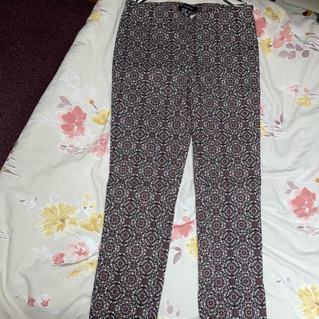 Women's Trousers - Burgundy - UK 10 on Productcaster.