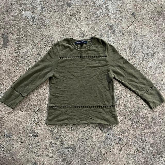 French Connection Women's Jumper - Green/Khaki - S on Productcaster.