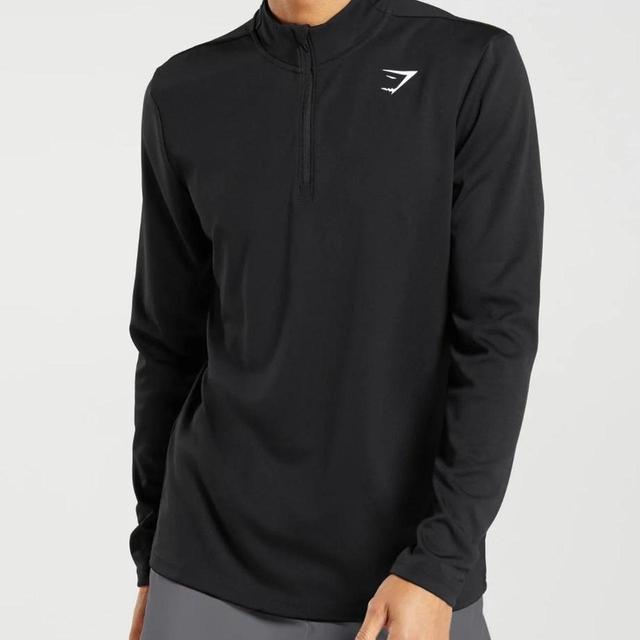 Gymshark Men's Sweatshirt - Black - S on Productcaster.