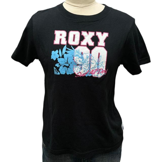 Roxy Women's T-shirt - Black/Pink - 10 on Productcaster.