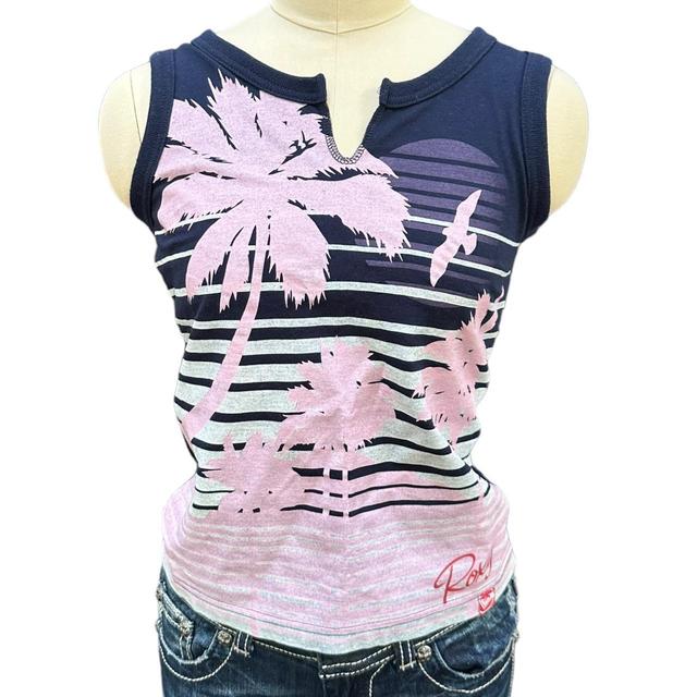 Roxy Women's Vest - Navy/Pink - 8 on Productcaster.