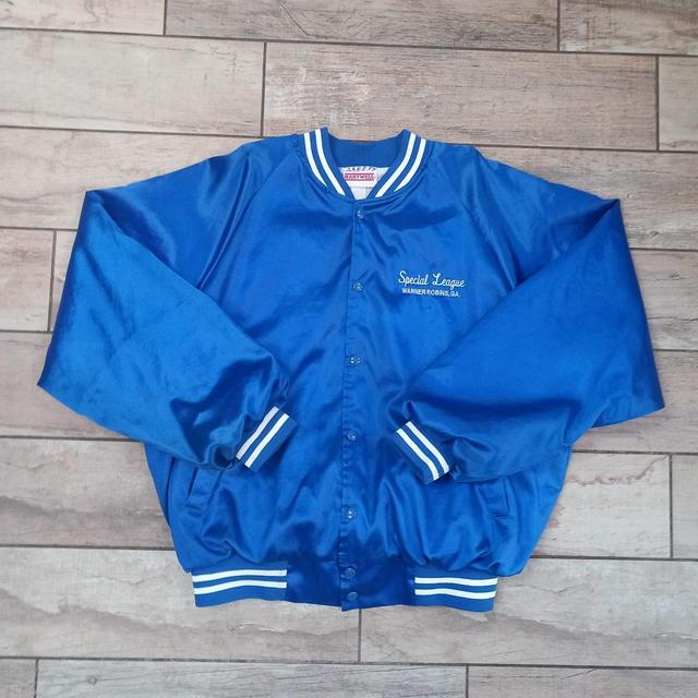 Vintage Men's Jacket - Blue - XL on Productcaster.