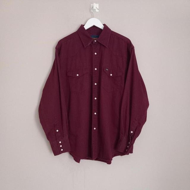 Wrangler Men's Shirt - Red - XL on Productcaster.