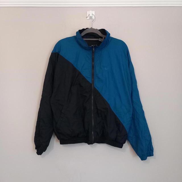 Men's Jacket - Black/Blue - L on Productcaster.