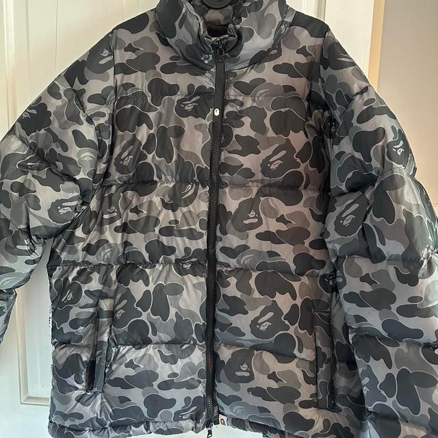 BAPE Men's Puffer Jacket - Black - XXL on Productcaster.