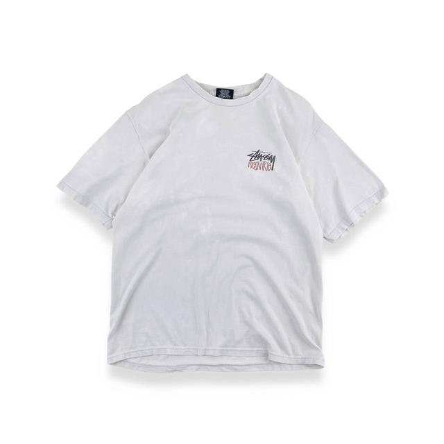 Stüssy Men's T-shirt - White - M on Productcaster.