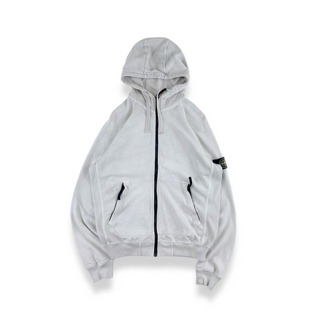 Stone Island Men's Hoodie - White - L on Productcaster.