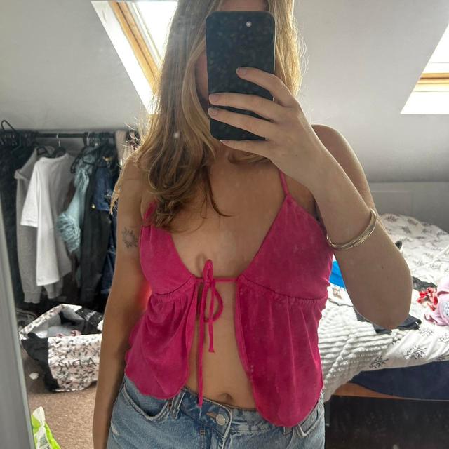 Women's Crop top - Pink - S on Productcaster.