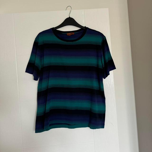 Missoni Men's T-shirt - Multi/Blue - S on Productcaster.