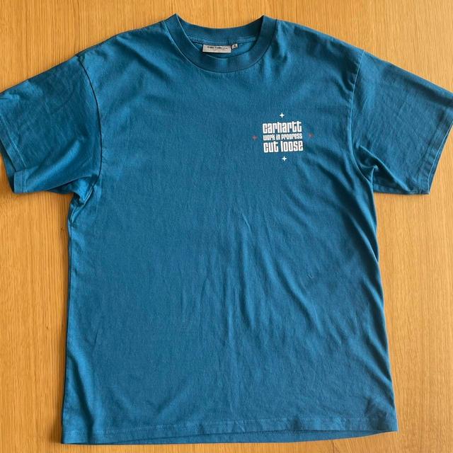 Carhartt WIP Men's T-shirt - Blue - S on Productcaster.