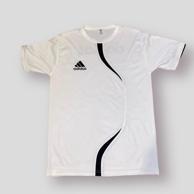 Adidas Men's T-shirt - White/Black - M on Productcaster.