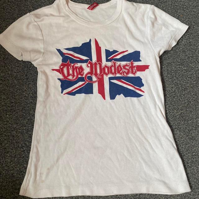 H&M Women's T-shirt - White - 8 on Productcaster.