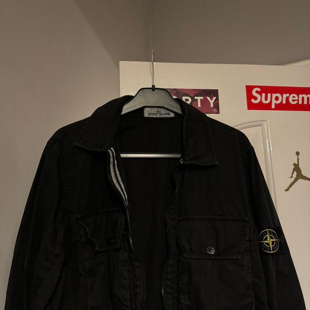 Stone Island Men's Jacket - Black - S on Productcaster.