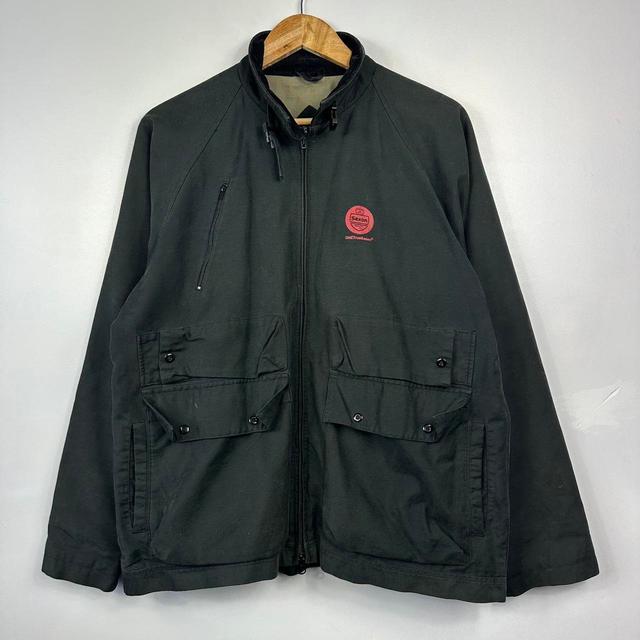 Vintage Men's Bomber Jacket - Black - M on Productcaster.