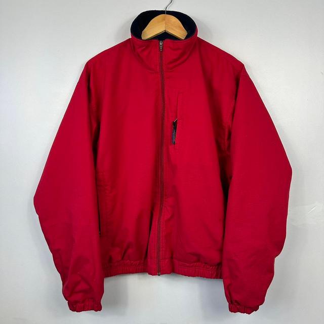 Patagonia Men's Windbreaker Jacket - Red - M on Productcaster.