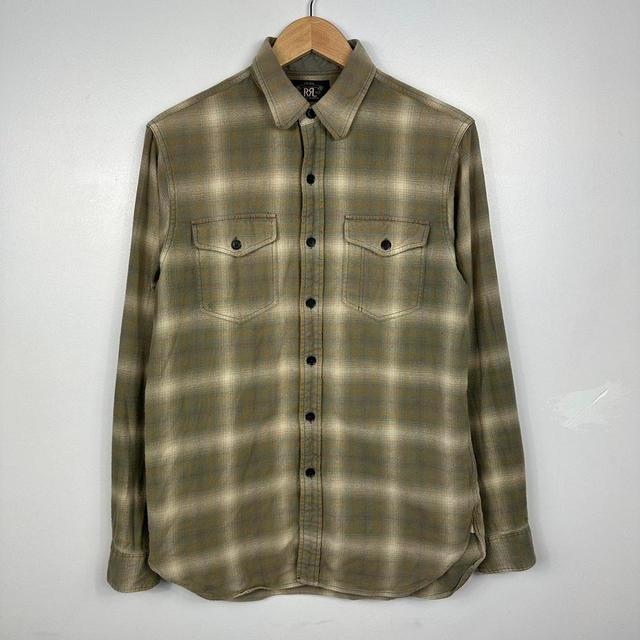 RRL by Ralph Lauren Men's Shirt - Multi/Brown - S on Productcaster.