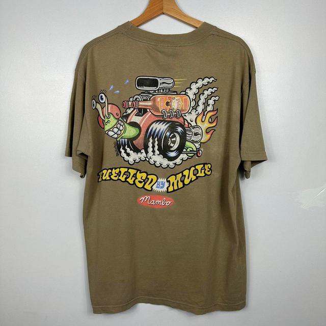 Mambo Men's T-shirt - Khaki/Brown - L on Productcaster.