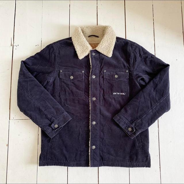 Animal Men's Casual Jacket - Navy - S on Productcaster.