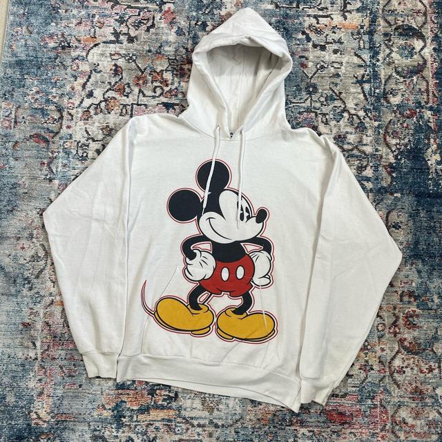 Disney Men's Hoodie - White - M on Productcaster.