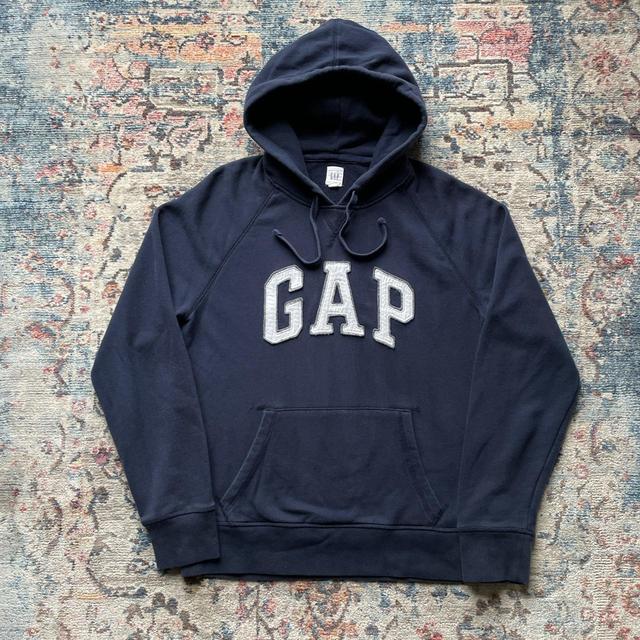 Gap Men's Hoodie - Navy - M on Productcaster.