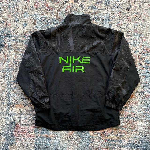 Nike Men's Jacket - Black/Green - S on Productcaster.