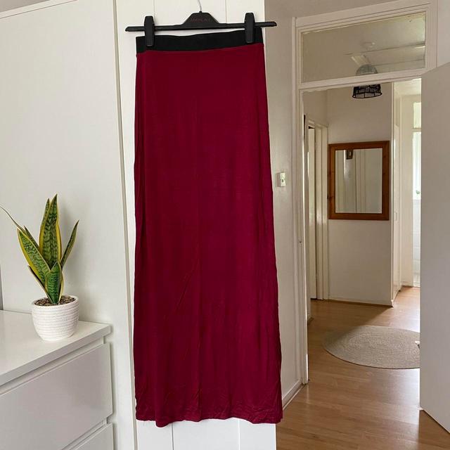 Women's Skirt - Burgundy/Red - S on Productcaster.