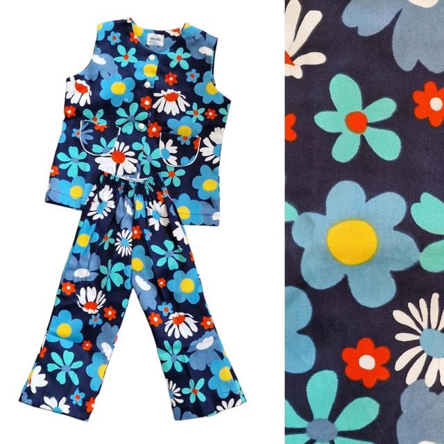 Vintage Kids' Suit - Blue/Multi - 2 years on Productcaster.