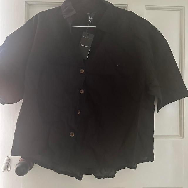 New Look Women's Shirt - Black - 16 on Productcaster.