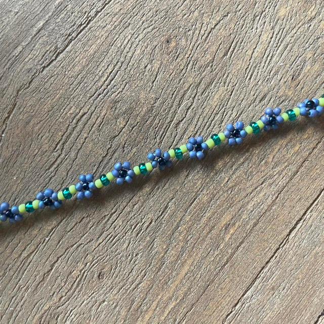 Women's Necklace - Blue/Green on Productcaster.