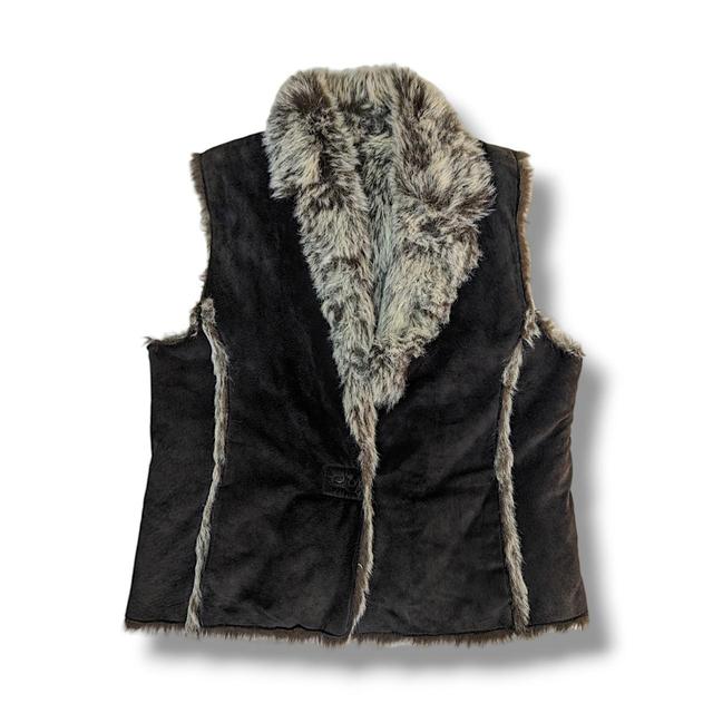 Vintage Women's Gilet - Brown - UK 14 on Productcaster.